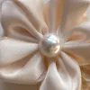 A light pink ribbon flower hairpin, a sweet Korean headwear for women, and a fresh and cute hairpin Application Scenario